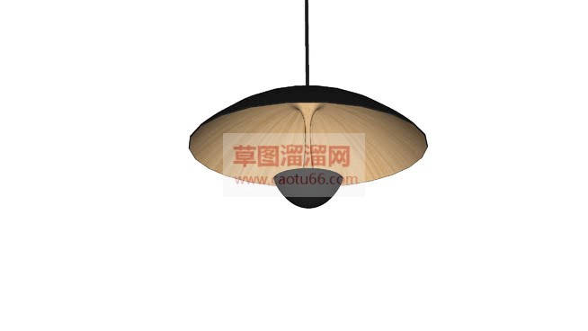 一盏小吊灯SU模型