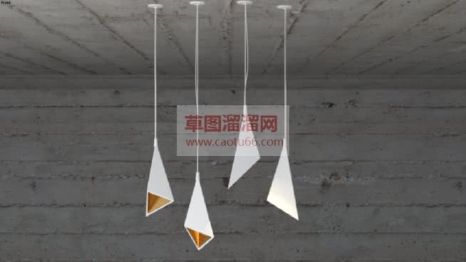 小型装饰吊灯SU模型