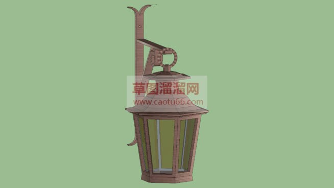 欧式古典挂壁SU模型