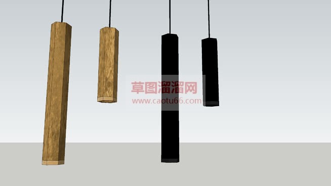 简易木质小吊SU模型
