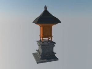 免费日式庭院SU模型