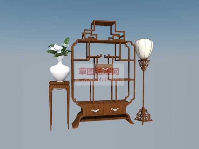 中式家具：博SU模型