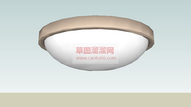 圆形吸顶灯免SU模型