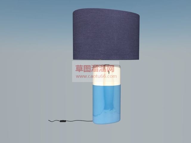 桌灯台灯草图SU模型