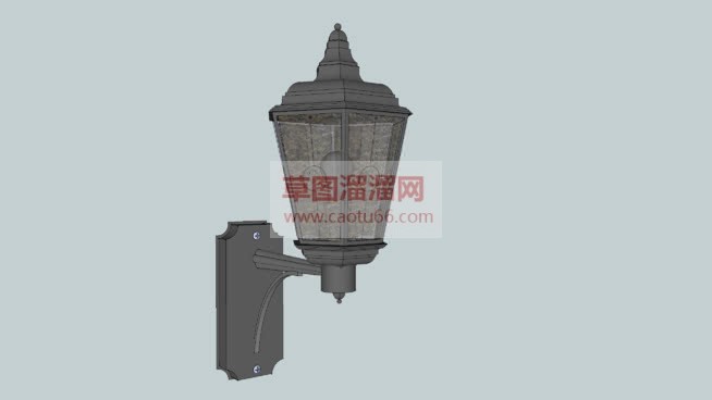 欧式壁灯SU模型