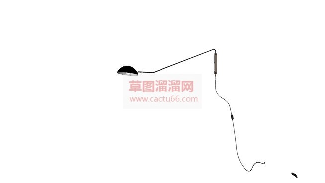 悬臂式壁灯SU模型