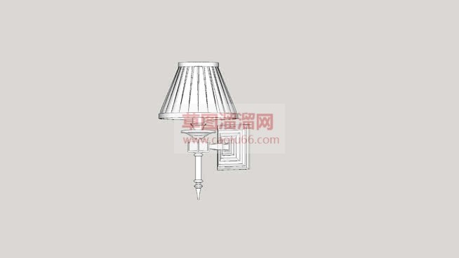简单的壁灯免SU模型