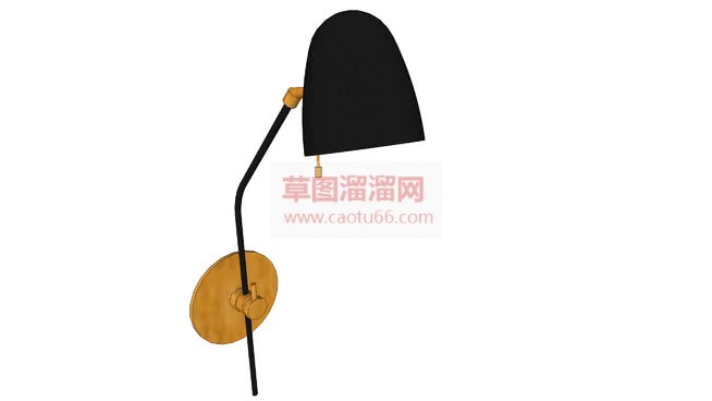 怎么画壁灯？SU模型