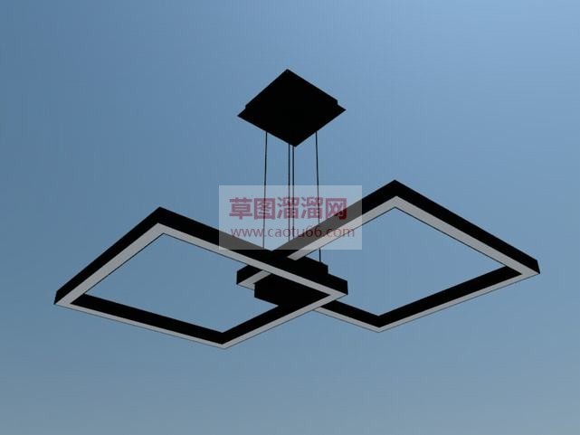 LED吊灯素SU模型