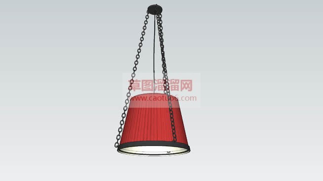 简约小吊灯灯SU模型