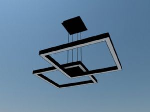 建模LED吊SU模型