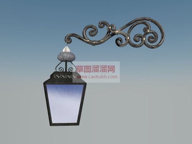 欧式装饰路灯SU模型