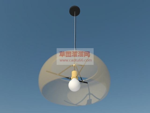 精美小吊灯免SU模型
