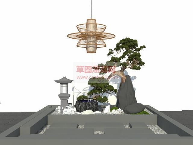 怎么做中式迎SU模型