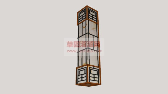如何画现代中SU模型