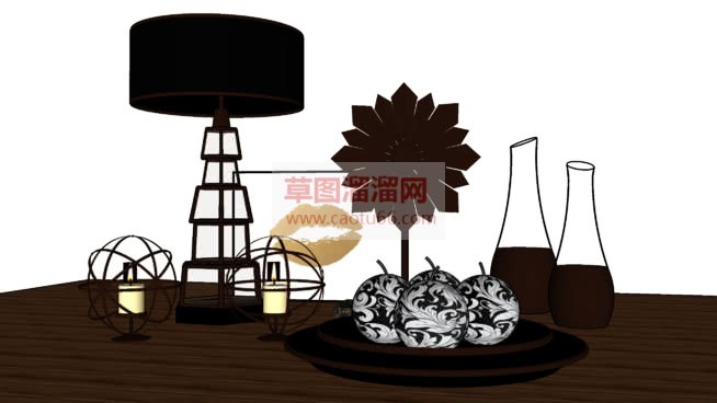 装饰灯具SU模型