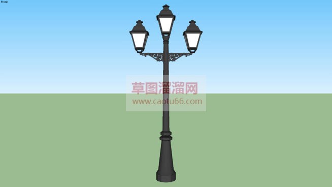 欧式路SU模型