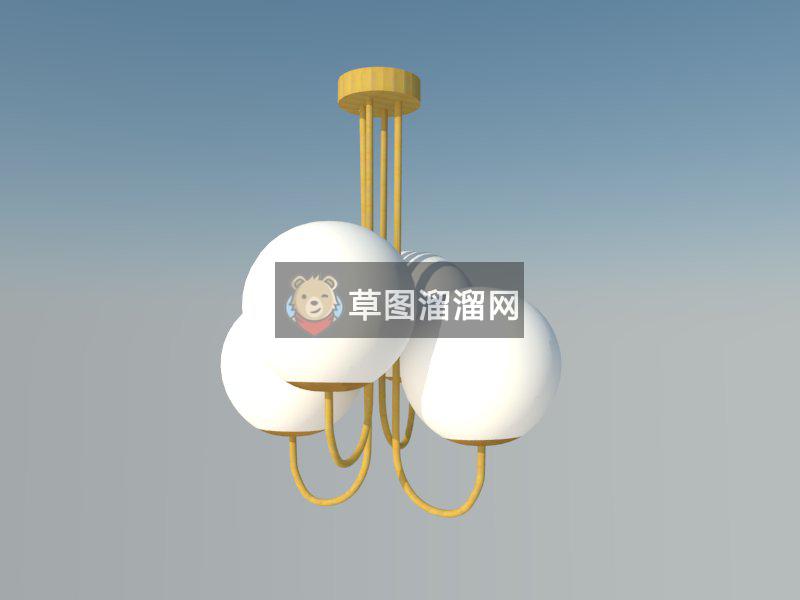 装饰小吊灯SU模型