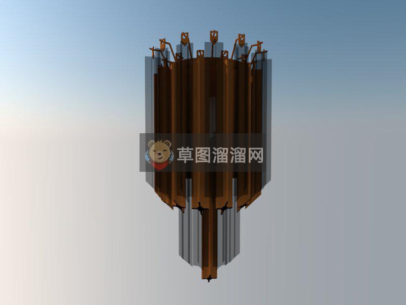 现代壁灯灯具SU模型