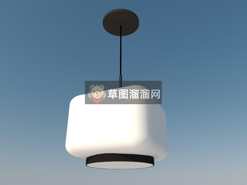 小吊灯SU模型