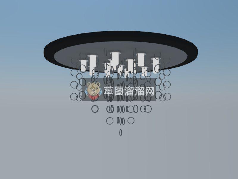吸顶灯灯具吊灯SU模型