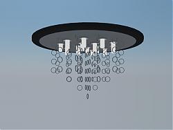吸顶灯灯具吊灯SU模型