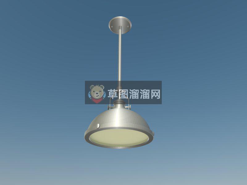 工业风吊灯灯具SU模型