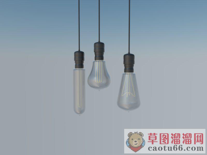 吊灯灯具SU模型