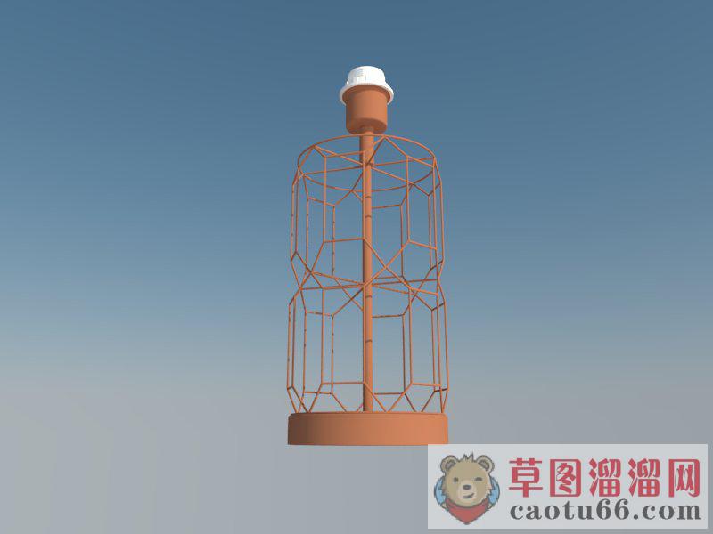 装饰螺旋灯灯具SU模型
