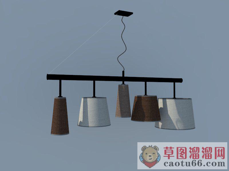 吊灯灯具SU模型