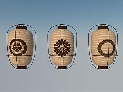 日式灯笼SU模型
