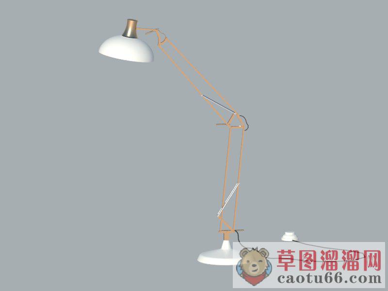 现代落地灯SU模型