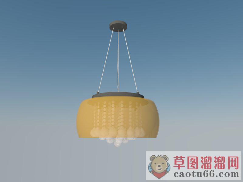 简易吊灯灯具SU模型