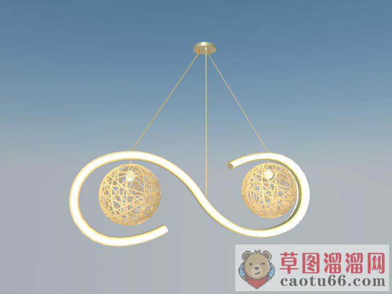 吊灯SU模型