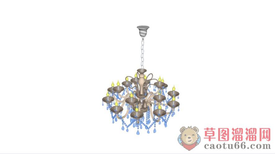 吊灯SU模型