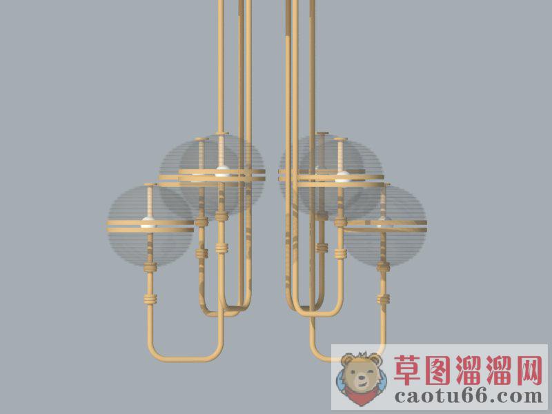 吊灯灯具SU模型