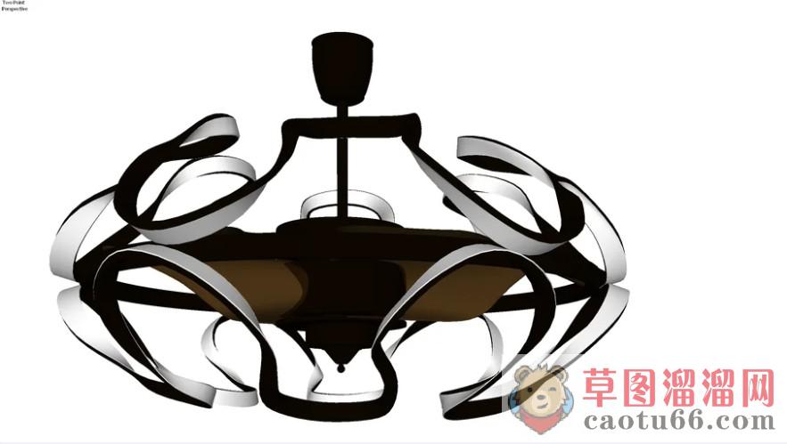 吊灯灯具SU模型
