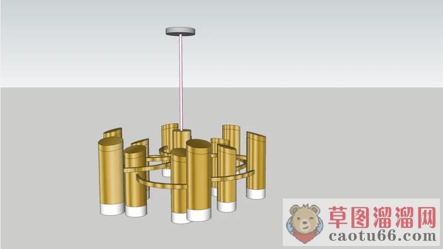 小吊灯SU模型