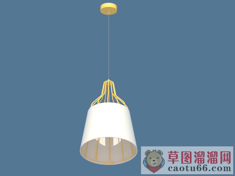 简约吊灯灯具SU模型