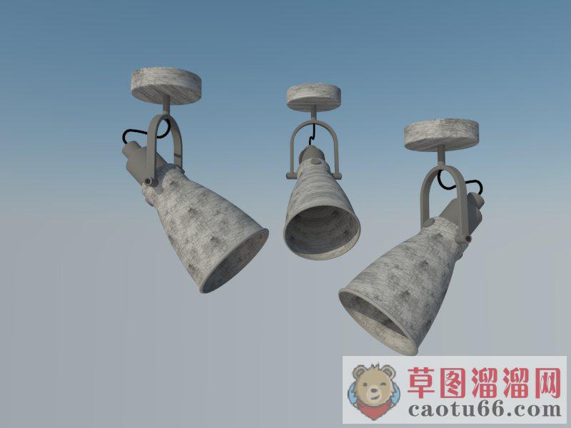射灯筒灯SU模型