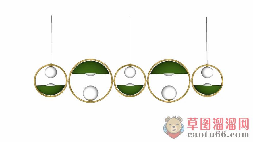 装饰吊坠灯SU模型