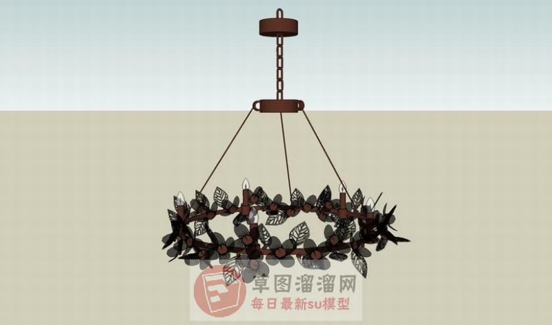 枝形吊灯SU模型