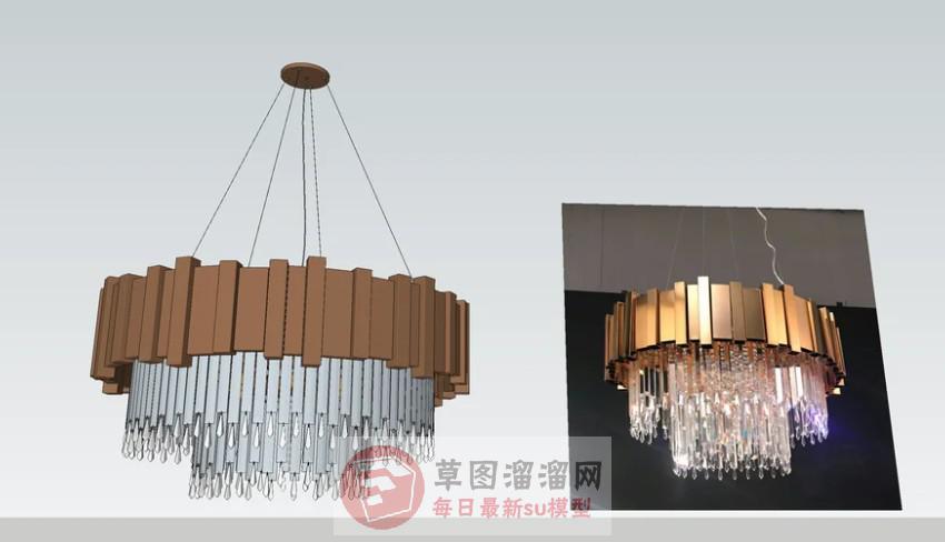 装饰吊灯灯具SU模型