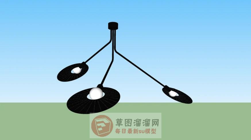 枝形吊灯灯具SU模型