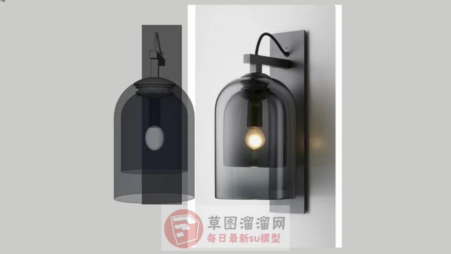 壁灯灯具工业风SU模型