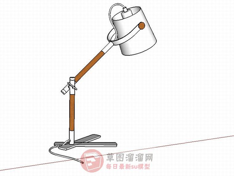 台灯桌灯灯具SU模型