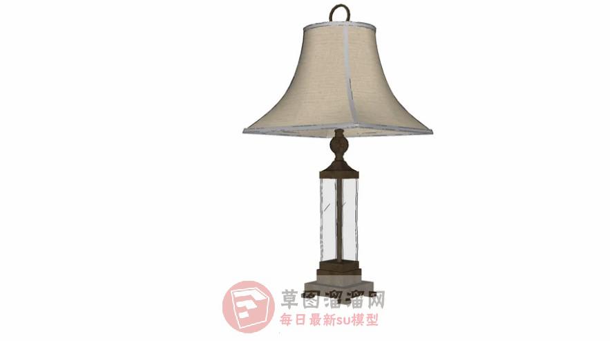台灯桌灯SU模型