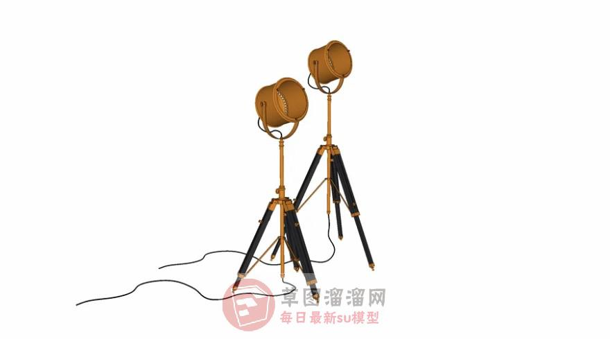装饰品落地灯SU模型