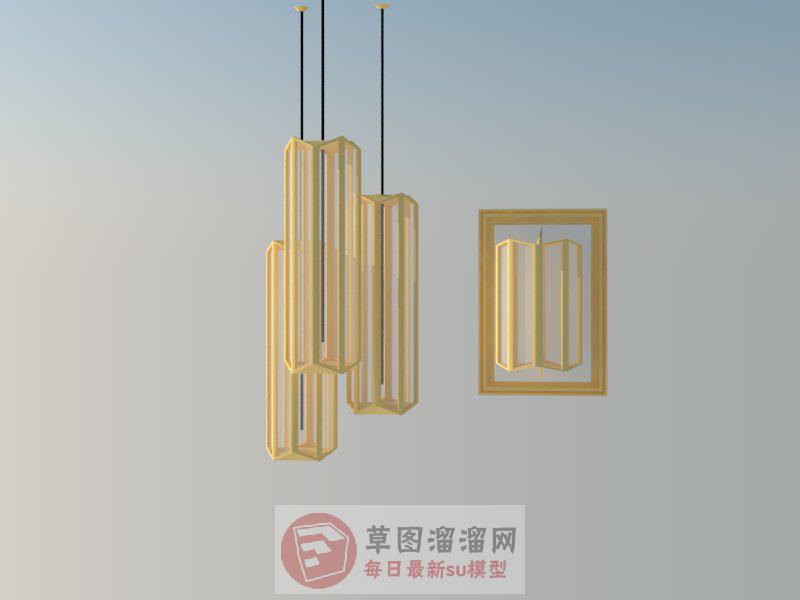 装饰吊灯灯具SU模型