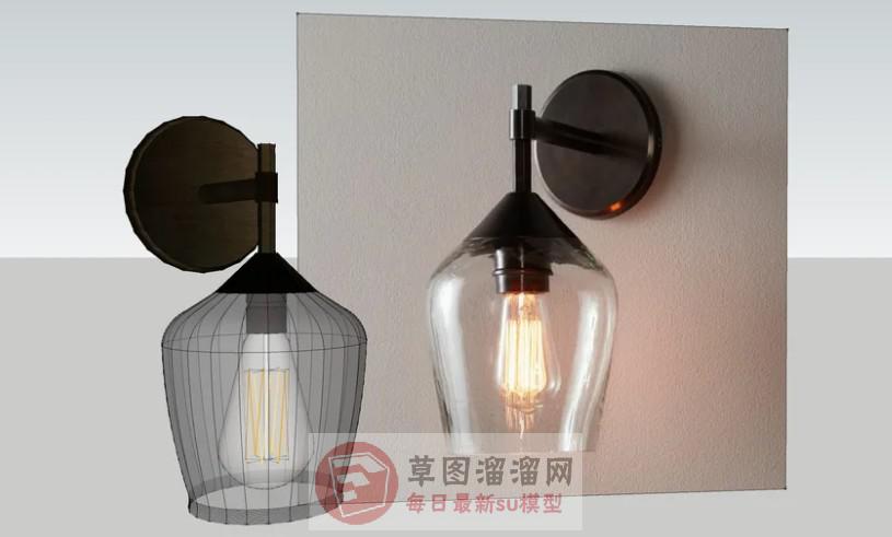 壁灯灯具SU模型